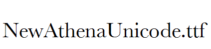 NewAthenaUnicode.ttf