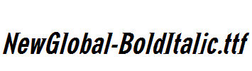 NewGlobal-BoldItalic.ttf