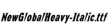 NewGlobalHeavy-Italic.ttf