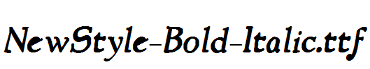 NewStyle-Bold-Italic.ttf