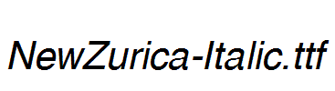 NewZurica-Italic.ttf