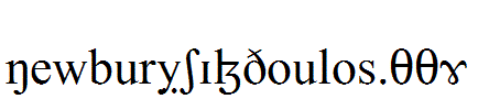 Newbury-SILDoulos.ttf