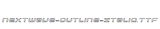 Nextwave-Outline-Italic.ttf