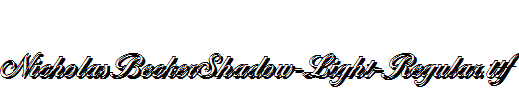 NicholasBeckerShadow-Light-Regular.ttf