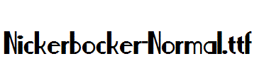 Nickerbocker-Normal.ttf