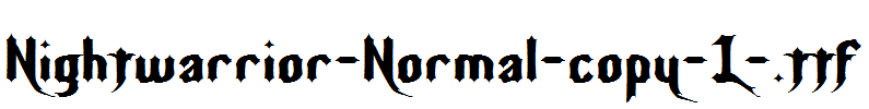 Nightwarrior-Normal-copy-1-.ttf