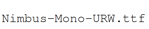 Nimbus-Mono-URW.ttf