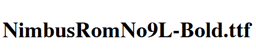 NimbusRomNo9L-Bold.ttf