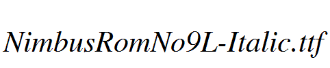 NimbusRomNo9L-Italic.ttf