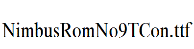 NimbusRomNo9TCon.ttf