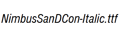 NimbusSanDCon-Italic.ttf