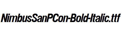 NimbusSanPCon-Bold-Italic.ttf
