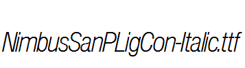 NimbusSanPLigCon-Italic.ttf