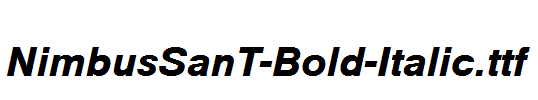 NimbusSanT-Bold-Italic.ttf