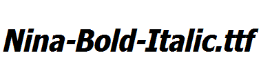 Nina-Bold-Italic.ttf