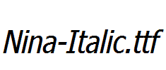Nina-Italic.ttf