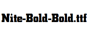 Nite-Bold-Bold.ttf