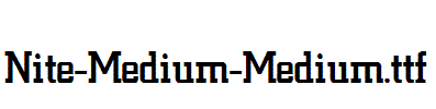 Nite-Medium-Medium.ttf