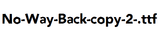 No-Way-Back-copy-2-.ttf