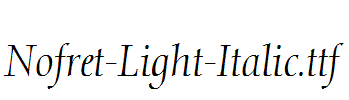 Nofret-Light-Italic.ttf