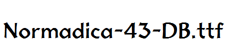 Normadica-43-DB.ttf