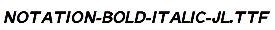 Notation-Bold-Italic-JL.ttf