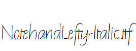 NotehandLefty-Italic.ttf
