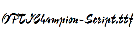 OPTIChampion-Script.ttf