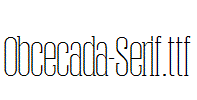 Obcecada-Serif.otf