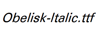 Obelisk-Italic.ttf