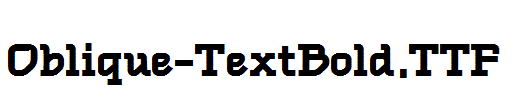 Oblique-TextBold.ttf