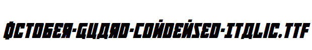 October-Guard-Condensed-Italic.ttf