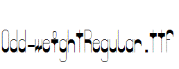 Odd-weightRegular.ttf
