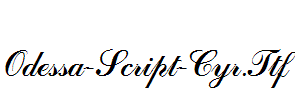 Odessa-Script-Cyr.ttf