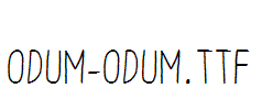 Odum-Odum.ttf
