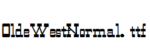 OldeWest-Normal.ttf