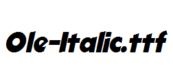Ole-Italic.ttf