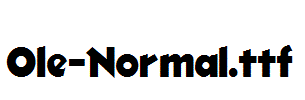 Ole-Normal.ttf