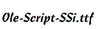 Ole-Script-SSi.ttf