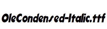 OleCondensed-Italic.ttf