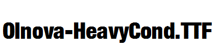 Olnova-HeavyCond.ttf