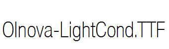 Olnova-LightCond.ttf