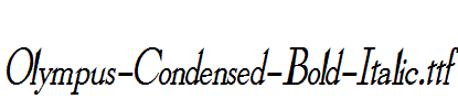 Olympus-Condensed-Bold-Italic.ttf