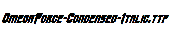 OmegaForce-Condensed-Italic.ttf