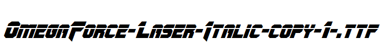 OmegaForce-Laser-Italic-copy-1-.ttf