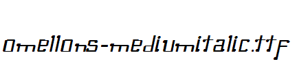 Omellons-MediumItalic.ttf