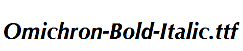 Omichron-Bold-Italic.ttf