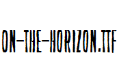 On-the-horizon.ttf