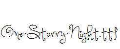 One-Starry-Night.ttf
