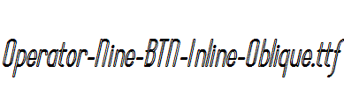 Operator-Nine-BTN-Inline-Oblique.ttf